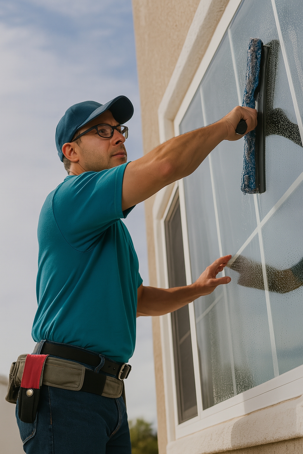 Professional window cleaning service