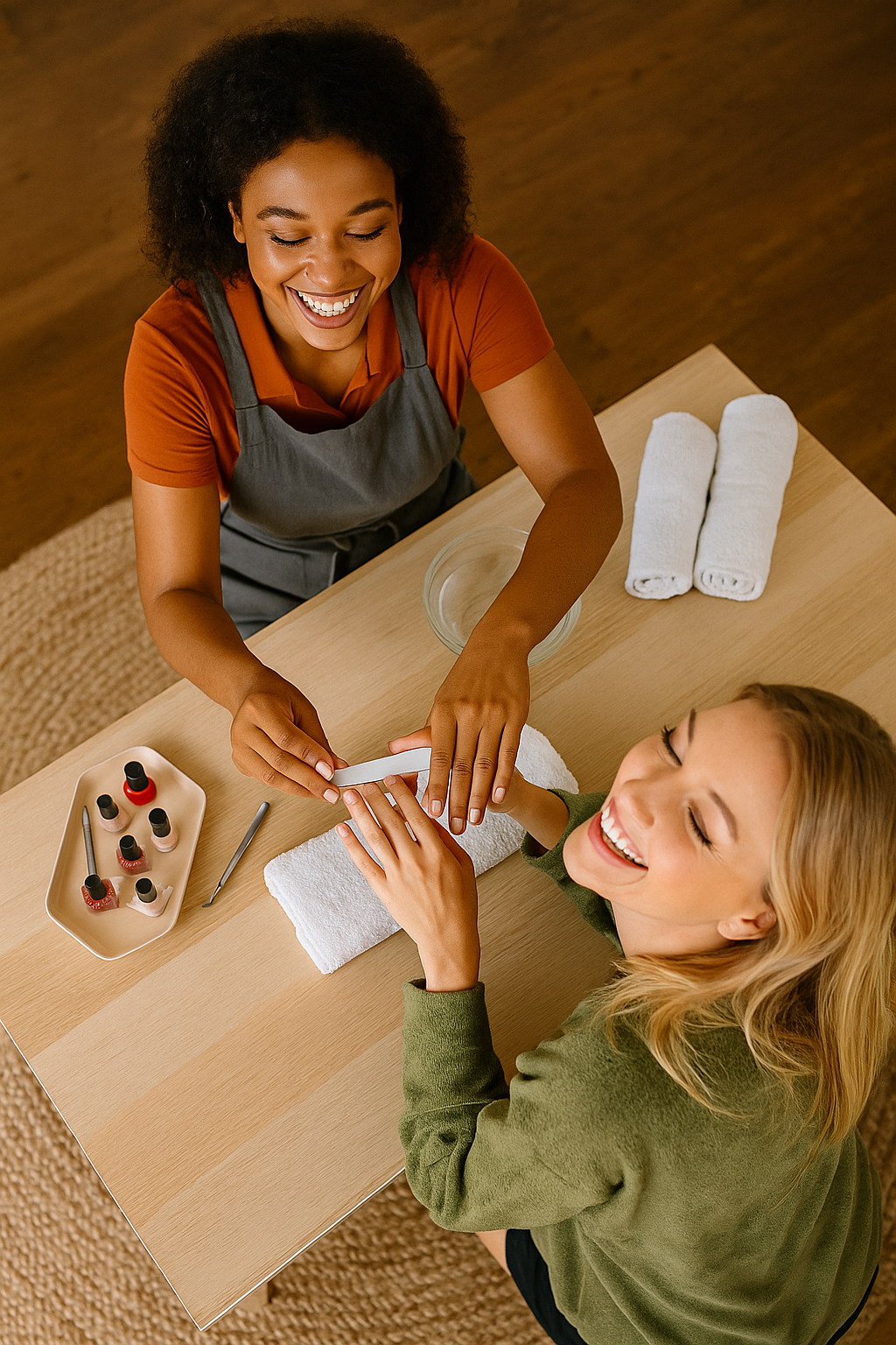 Professional nail care and manicure service