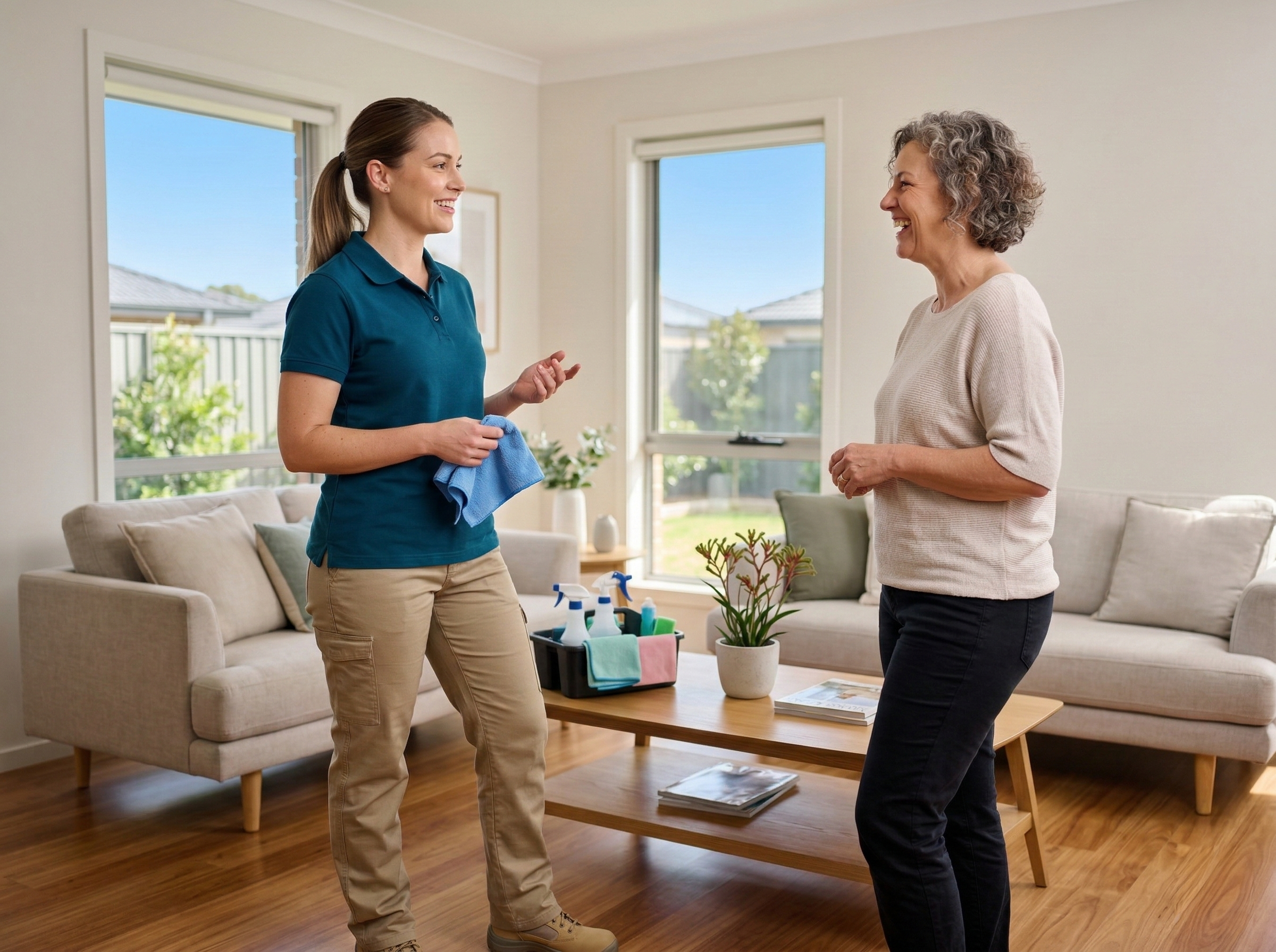 Professional cleaning supplies and equipment for starting a cleaning business